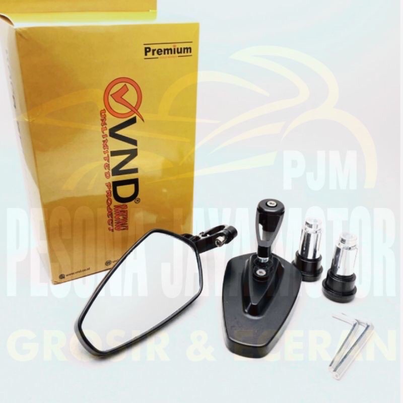 Spion Bar End Spion Jalu Oval Original Merk VND Universal Semua Motor Bisa