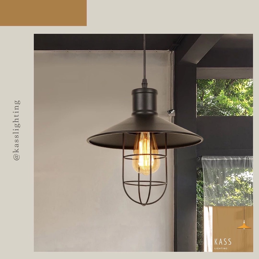 Lampu Gantung Industrial Minimalist Rumah Cafe A4098 Kass Lighting