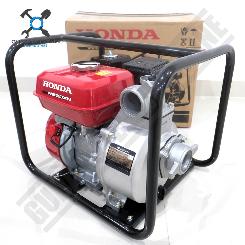 Water Pump 2&quot; HONDA WB20XN GX160 / Mesin Waterpump Alkon 2 Inch - Pompa Air Irigrasi Sawah WB 20 XN HONDA