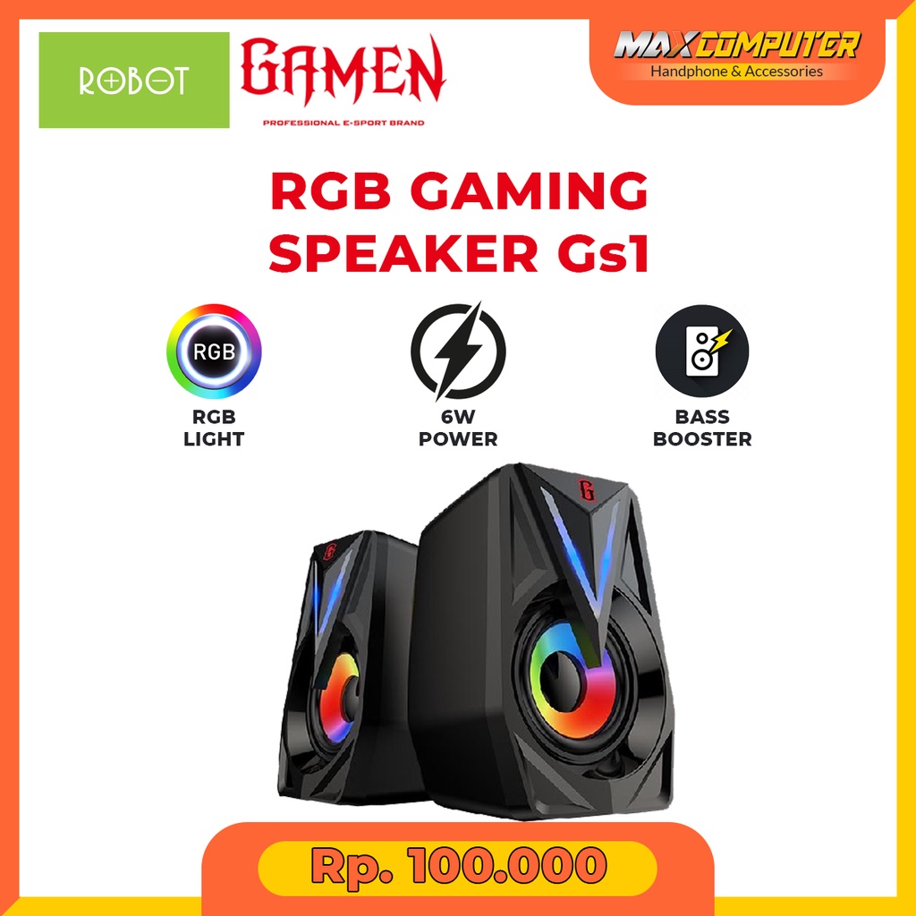 RGB Gaming Speaker - Gamen / Robot Gs1
