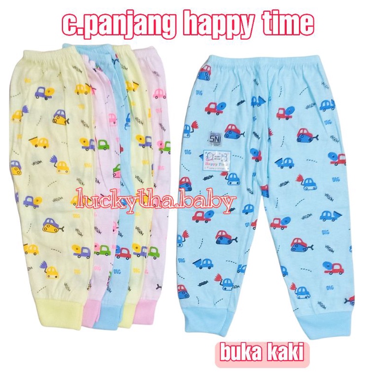 3Pcs Celana panjang Bayi baru lahir / Celana bayi / Celana panjang sunjoly dan happy time