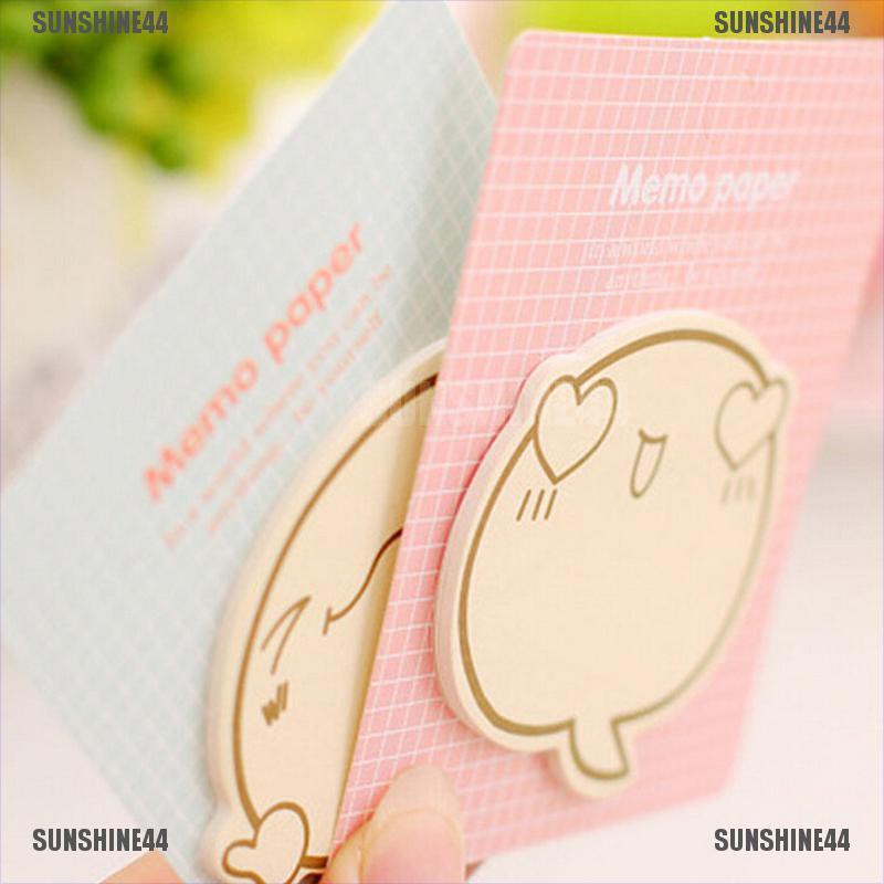 2Pcs Sticky Notes Lucu untuk Stationery Kantor [sunshine44]