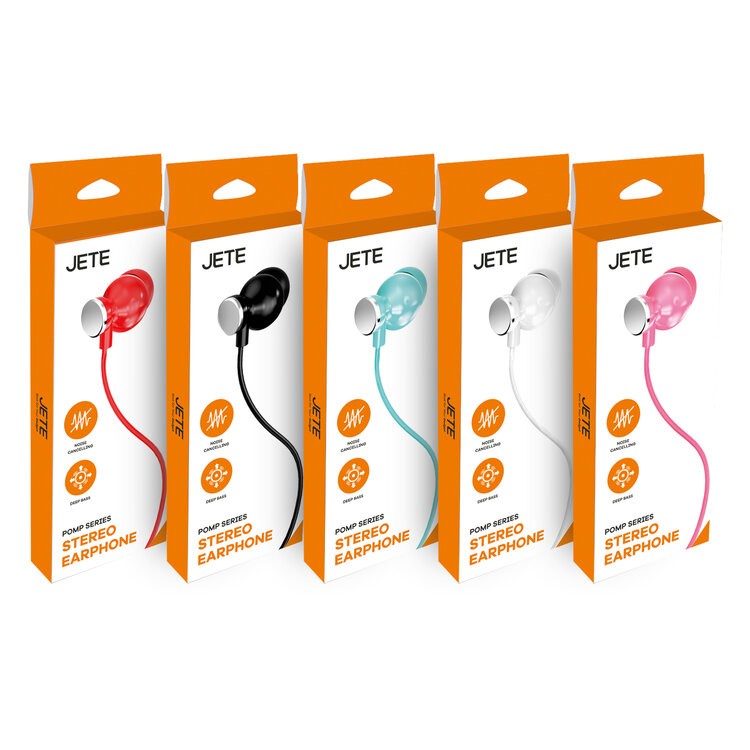 Earphone | Headset Bass I Handsfree JETE Pomp - Garansi Resmi 2 Tahun