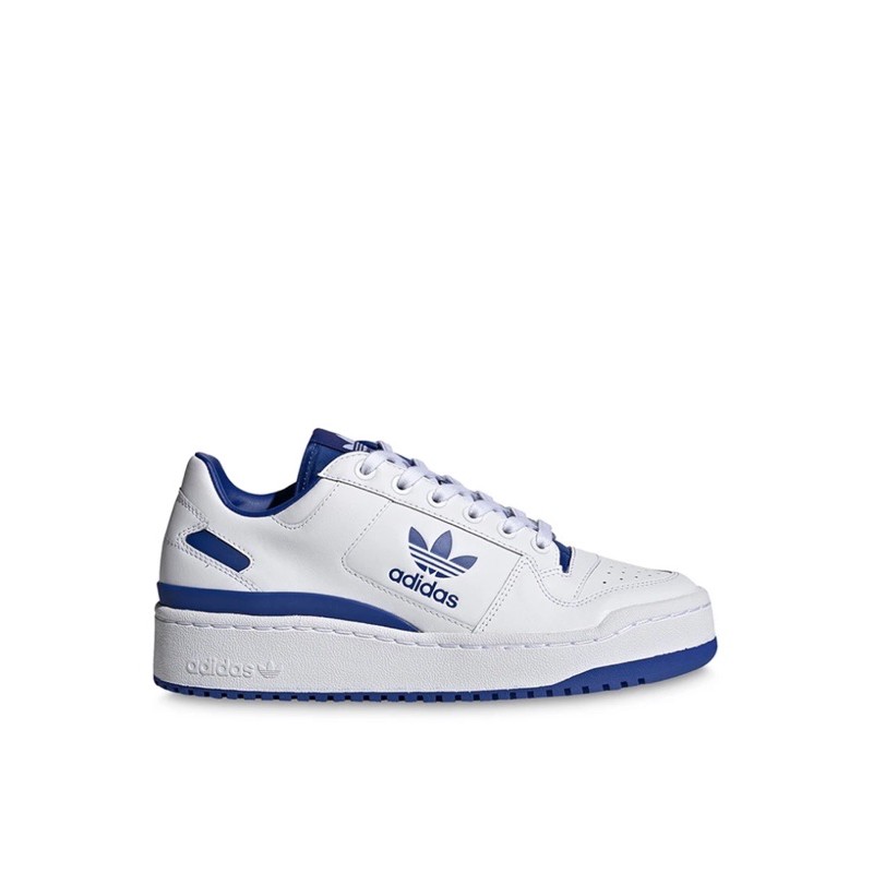 JUAL SEPATU CASUAL ADIDAS FORUM BOLD FOOTWEAR WHITE /TEAM ROYAL BLUE