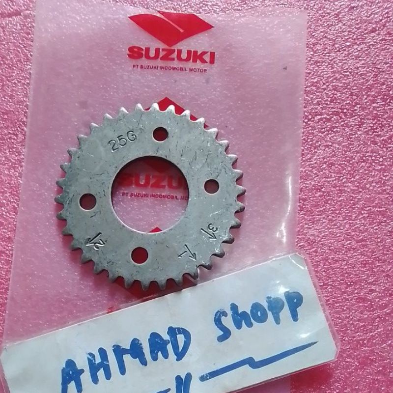 gear ger gir gigi centrik sentrik timing noken as suzuki satria fu 150 karbu original