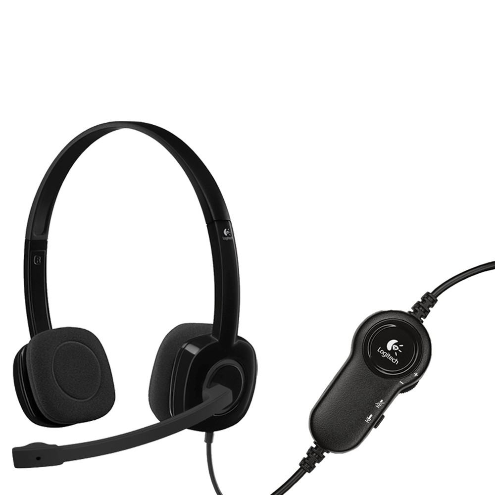 Logitech Headset H151 Stereo Headphone With Mic