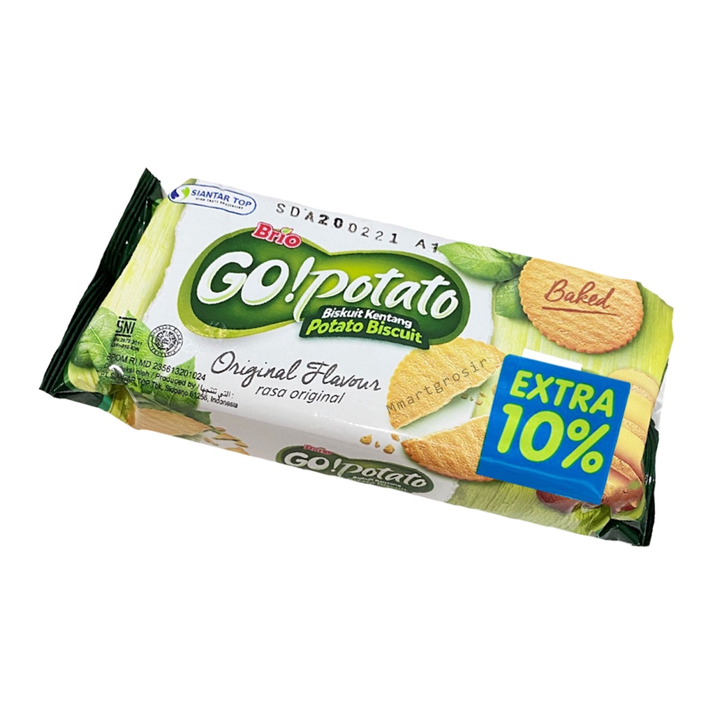 GO!Potato Biskuit Kentang / Rasa Original / 60g