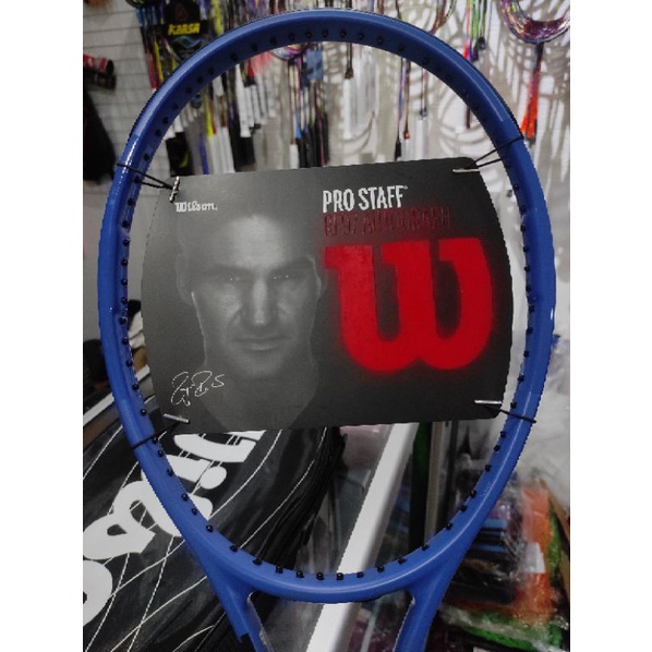 Raket tenis tennis Wilson PRO STAFF BLUE DOFF LAVER CUP Rafael RF97 AUTOGRAPH + bonus tas