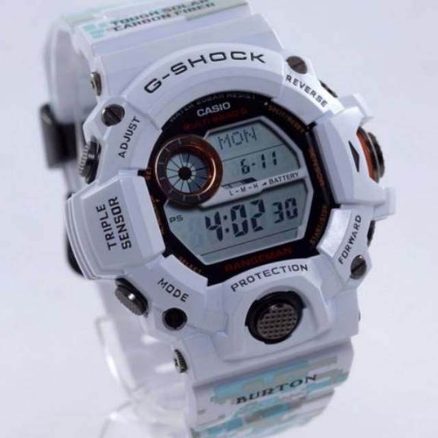 G Shock Rangeman ORI BM BURTON Putih GW-9400 Limited Edition