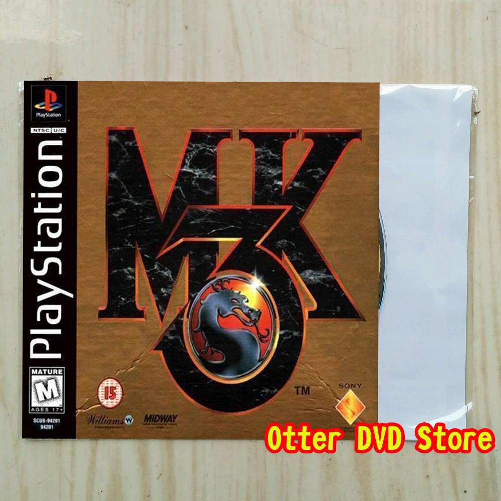 Kaset CD Game Ps1 Ps 1 Mortal Kombat 3 Mortal Kombat III