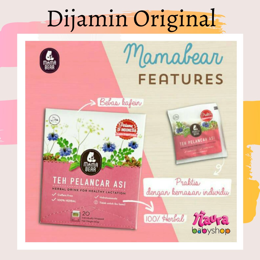 Mama Bear Teh Pelancar Asi / Booster Asi / MamaBear