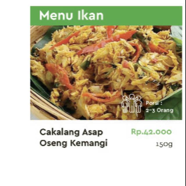 

Sangu - Cakalang Asap Kemangi