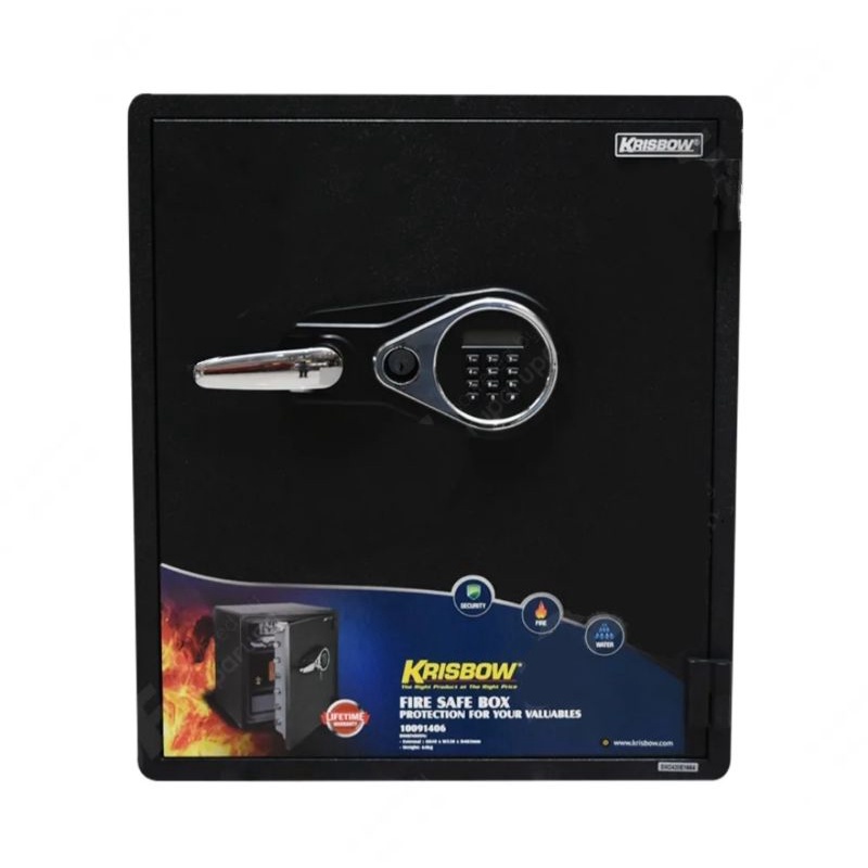 lemari besi / brankas krisbow tahan api bahan besi A1406