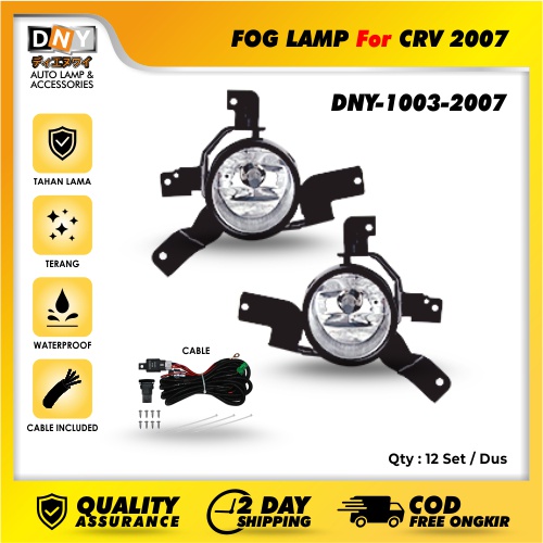 Fog Lamp DNY For Crv 2007 Complete