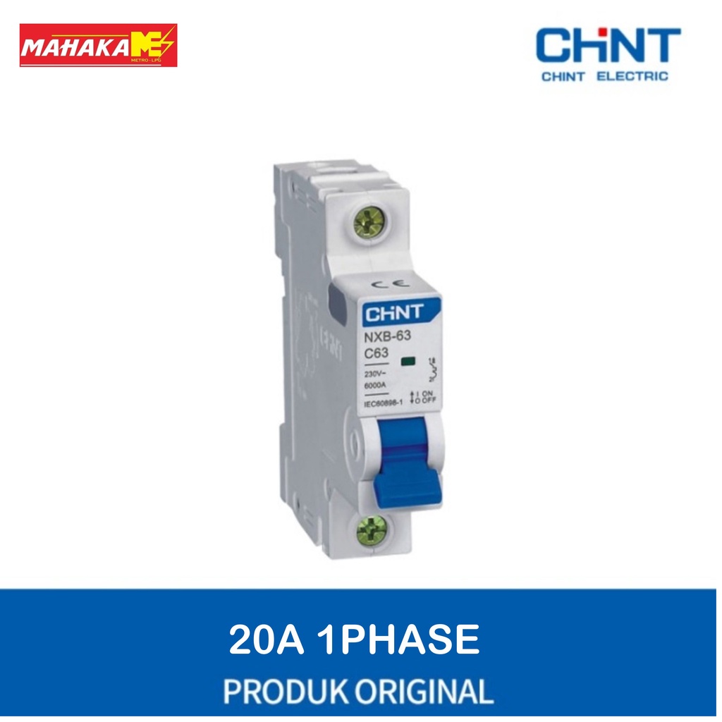 Mcb 20 Ampere 20A 1 Phase Chint