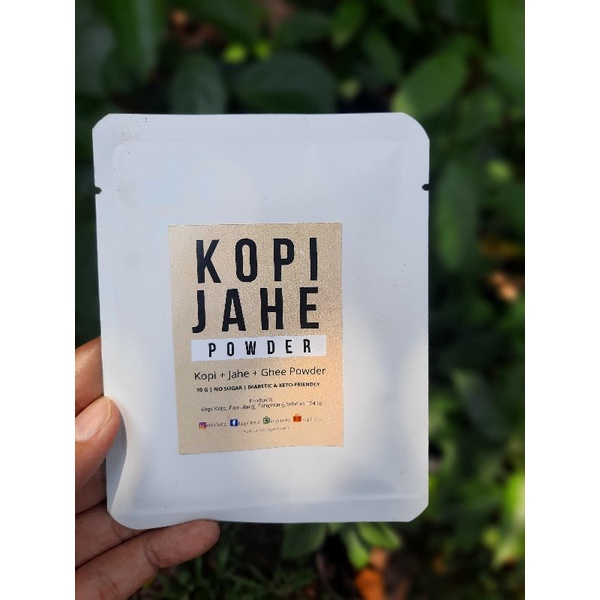 

Kopi Jahe (Kopi + Jahe + Ghee powder)