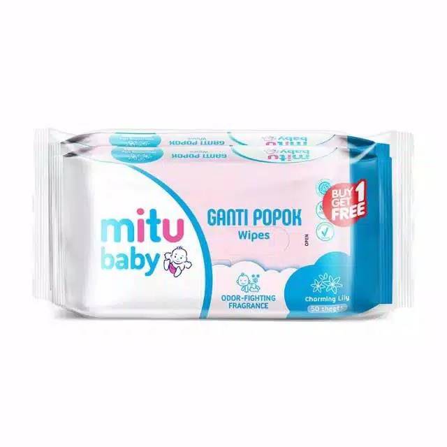 Promo tissue mitu ganti popok 50 Sheet.(beli 1 gratis 1 )