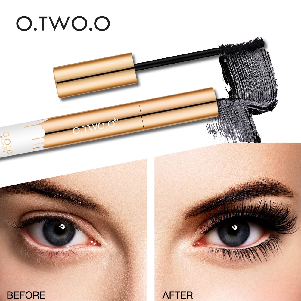 ★ BB ★  O.TWO.O Instant Oversize Volume Mascara - Mascara 3D Black Long Lasting Volumizing Lengthen Waterproof | O TWO O