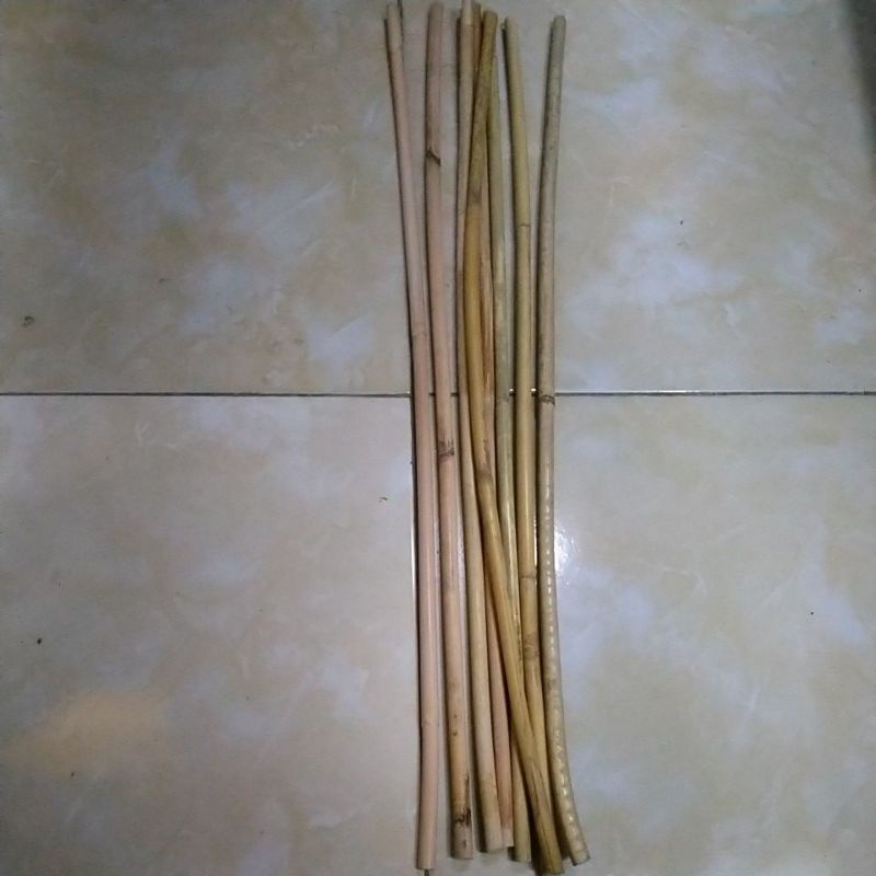 Rotan lokal  / kayu rotan kemoceng  panjang 50 cm