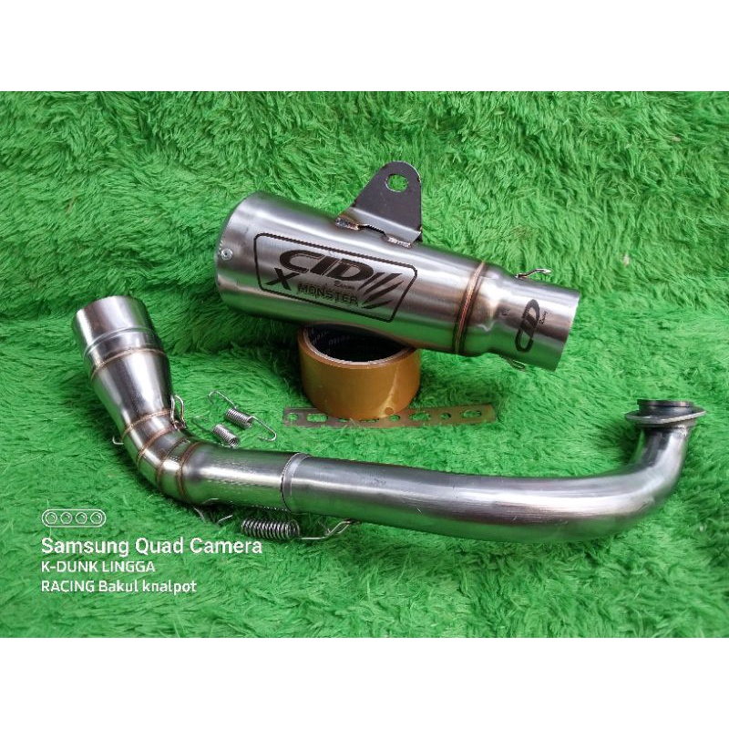 Knalpot CLD MONSTER X/ CLD X MONSTER Honda Beat,Scoopy,Mio sporty,Vario,Aerox,Nmax