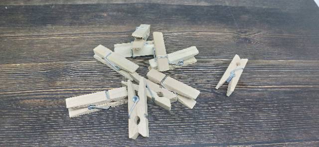 JEPITAN FOTO TUMBLER KARAKTER H75 WOODEN CLIP KAYU KARTUN LUCU 10PCS