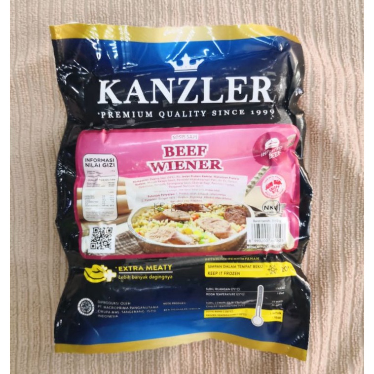 

Kanzler Beef Winner 360gr sosis/frozen