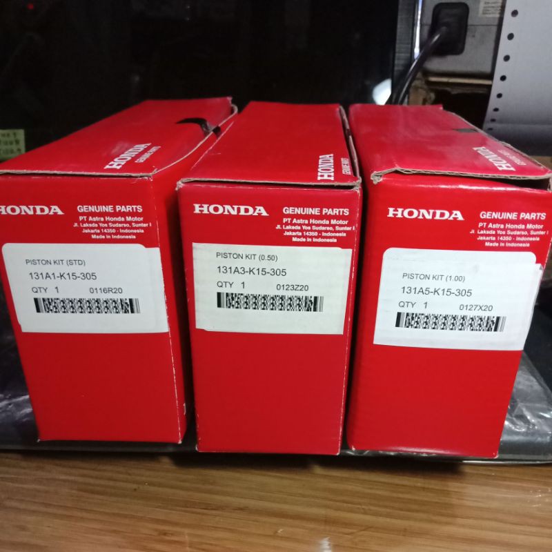 PISTON RING SEHER KIT SET K15 CB CBR 150 R STREETFIRE OLD LAMA OS SIZE STANDAR STD 50 100 ORIGINAL ORI ASLI HONDA AHM-3