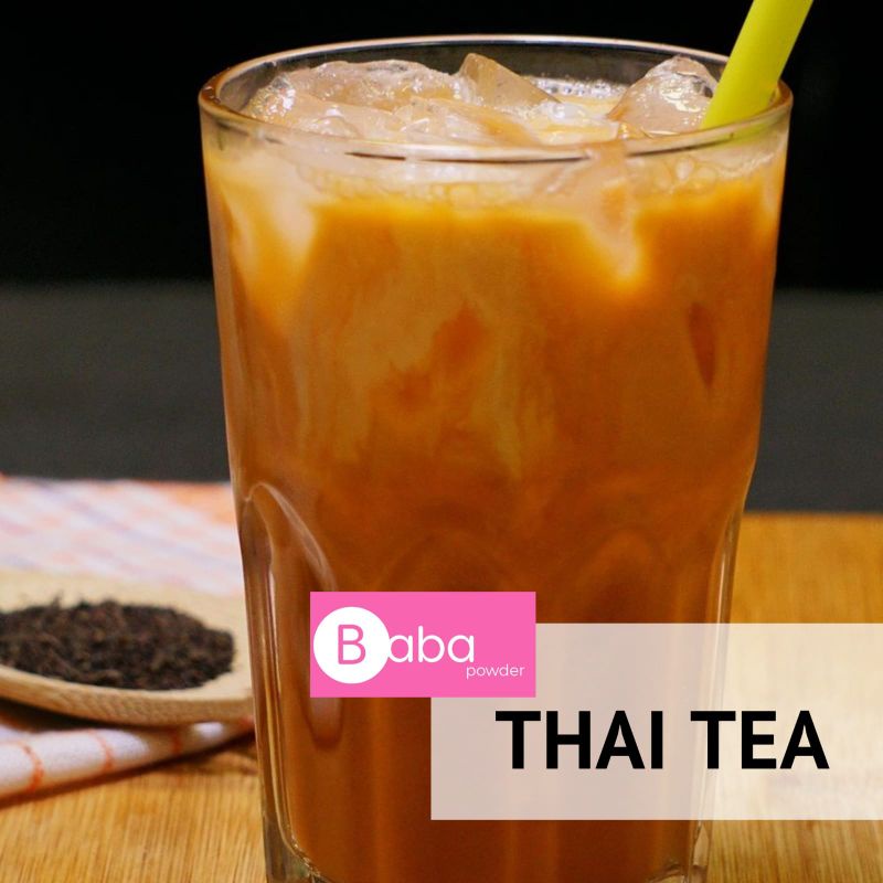

Powder Minuman Bubuk Minuman Baba Powder Rasa Thai Tea 1kg