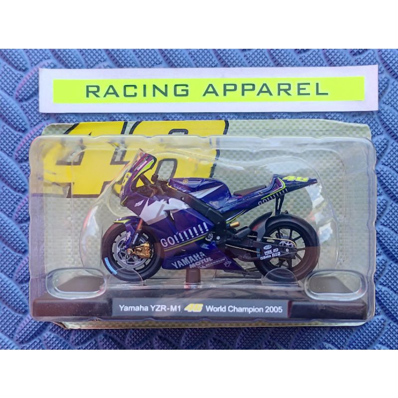 Leo Models 1/18 Yamaha YZR-M1 Valentino Rossi 46 World Championship 2005
