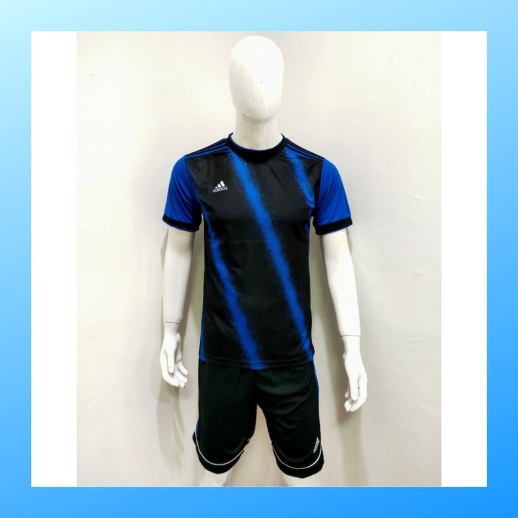 Kaos futsal pria jersey sepak bola baju dan celana setelan wanita dewasa t-shirt outfit seragam jarsey kostum olahraga pakaian apparel sport jersy soccer casual jersi suit AD160 benhur