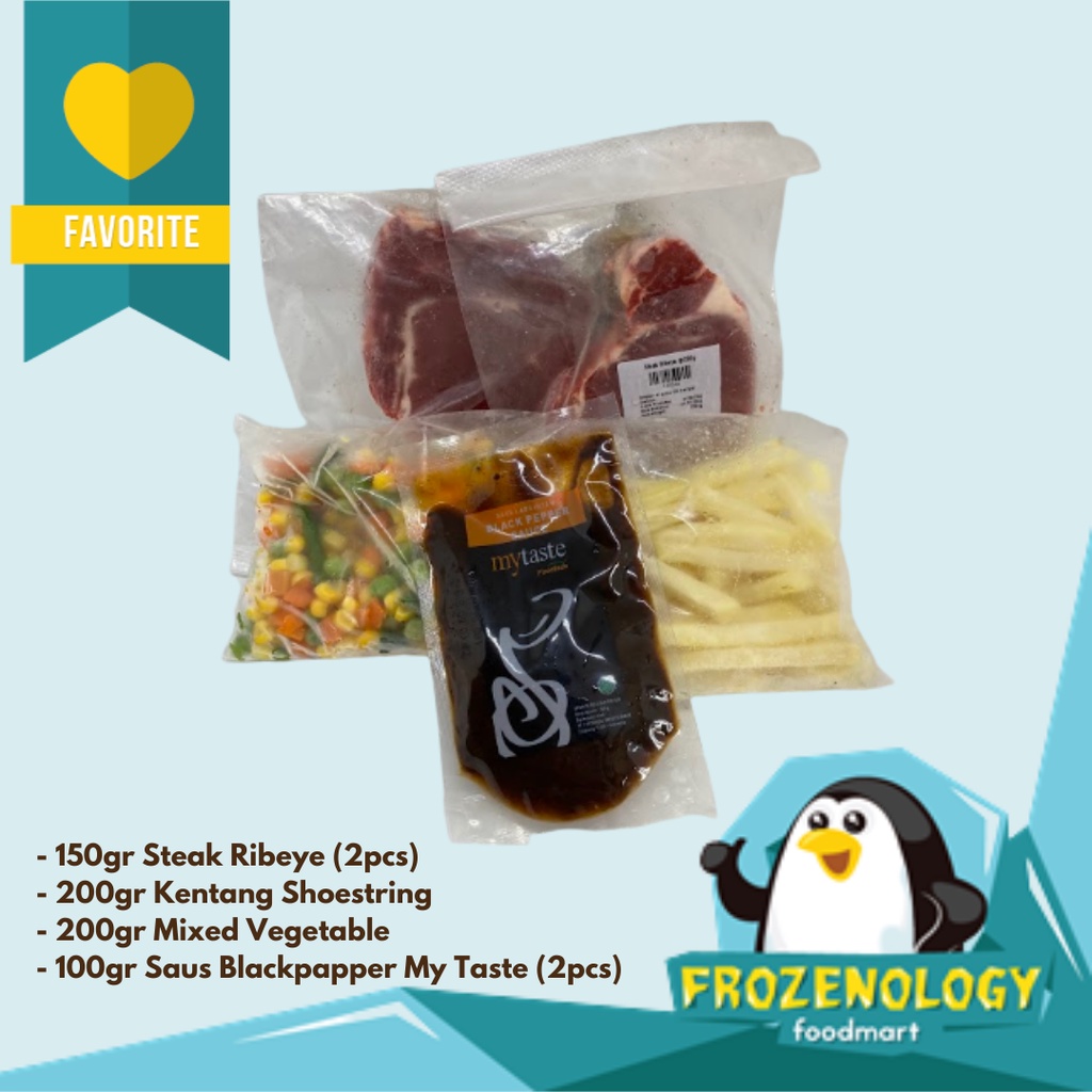 

Paket Steak Ribeye Mini - Ribeye Steak Set I Paket Steak 2 Porsi - RIBEYE MINI