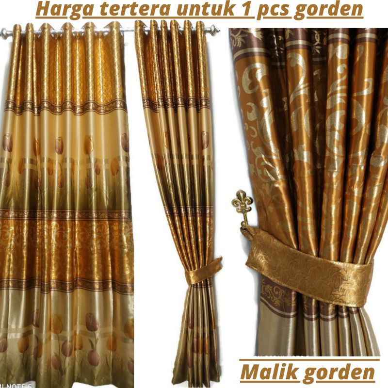 gorden hordeng jendela minimalis frint mas gold tulif mewah