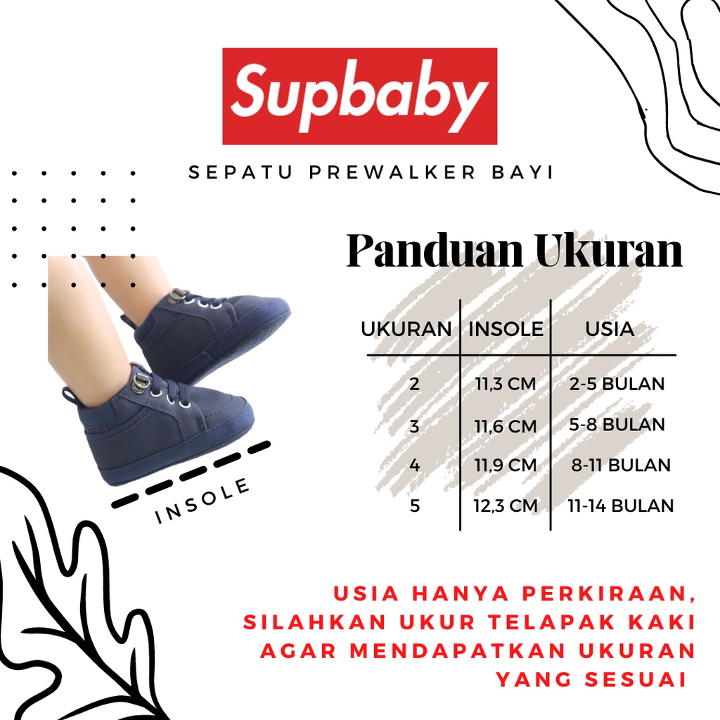 Sepatu Bayi Prewalker Anak Laki Laki Perempuan Umur 0 - 12 Bulan Baby Prewalker Shoes Sepatu Prewalker Bayi Sepatu Slip On Anak Bayi Laki Laki Perempuan Terbaru