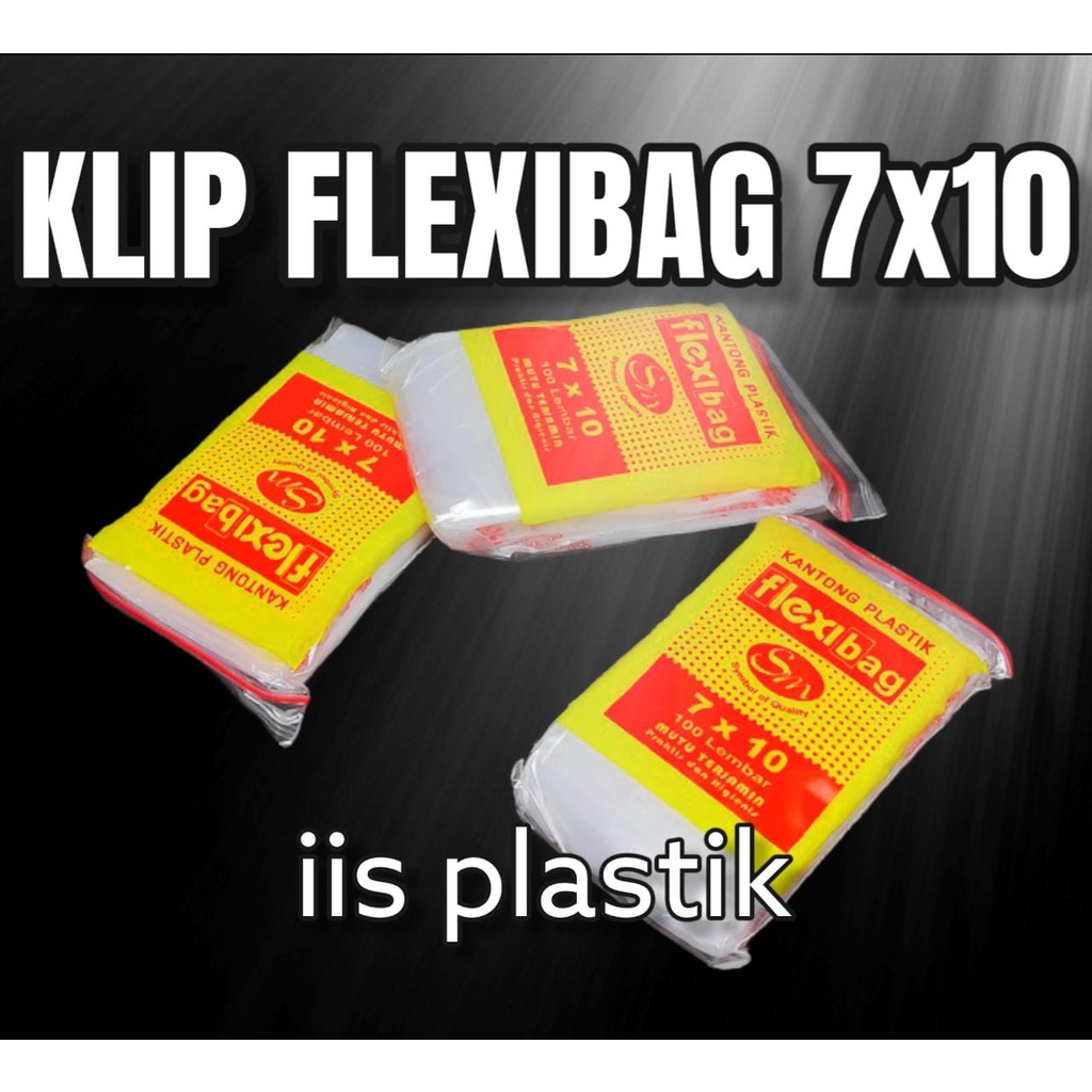 Kantong plastik klip 7x10 isi 100pcs clip ziplock zipper pouch / kantong plastik klip emas,obat,saus