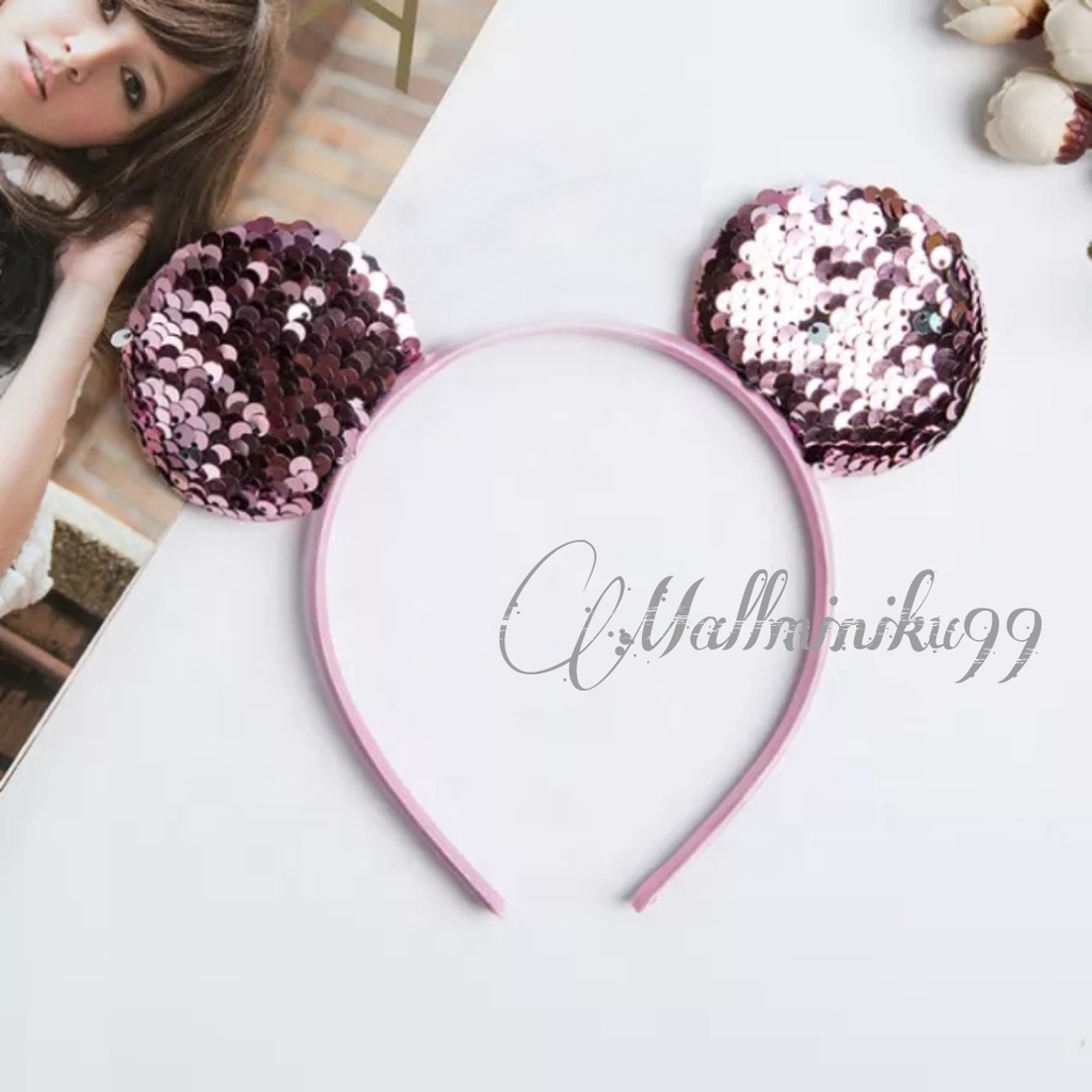 BANDO BULU HEADBAND BUNGA FLOWER / BANDO MODEL BUNGA GAYA KOREA