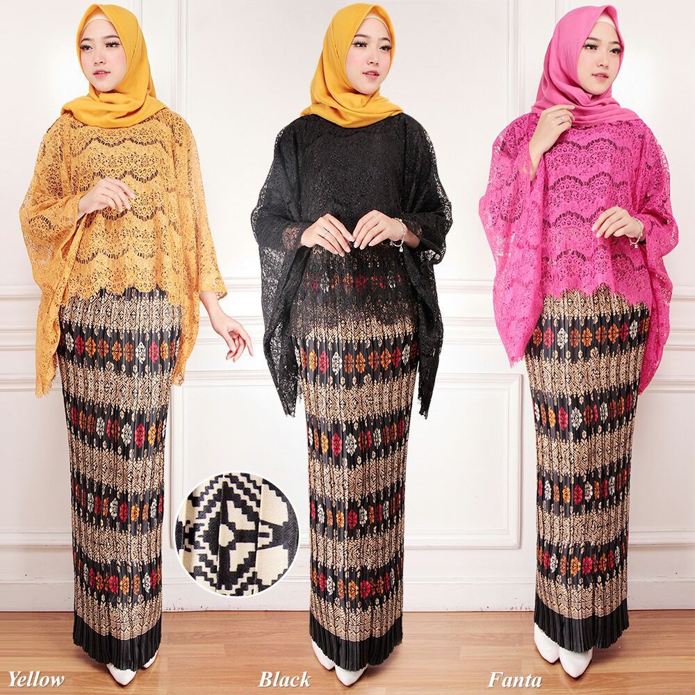 Model Kebaya Brukat Modern Muslimah Bestseller