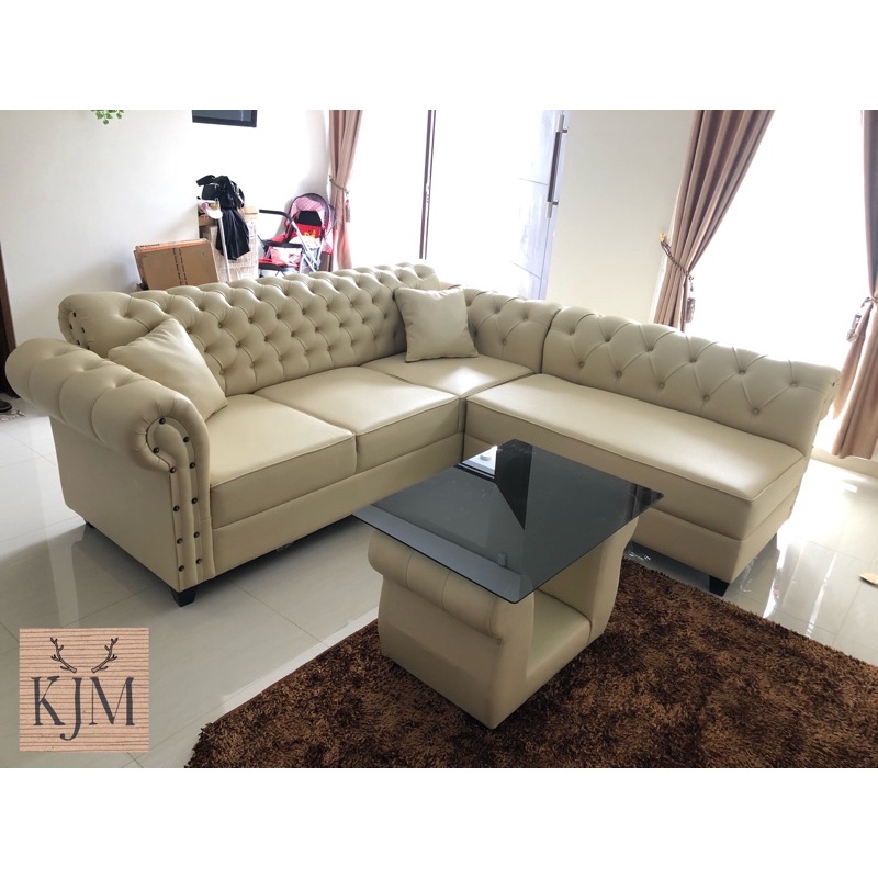 Sofa KJM L putus / sofa selonjor / sofa minimalis Bryune