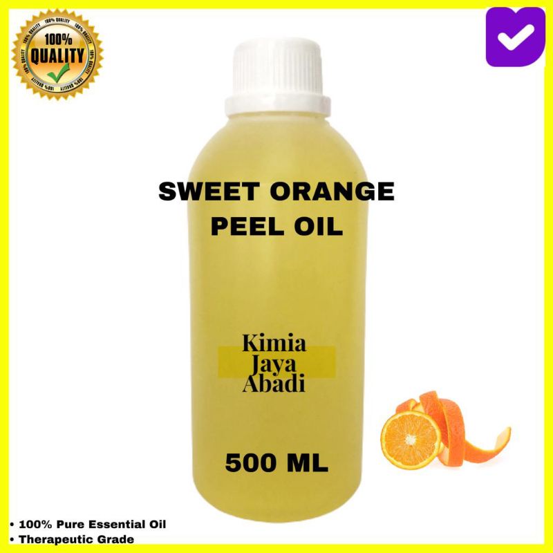 Sweet Orange Peel Essential Oil / Minyak Atsiri Esensial Jeruk Manis 500 ML