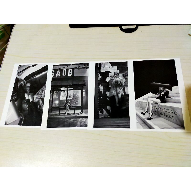 SHARING OFFICIAL ROSE SOLO ALBUM "-R-" POSTCARD