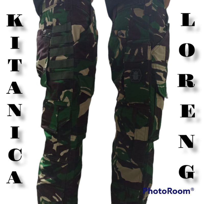 [COD TERLARIS]Celana kitanica loreng panjang terlaris