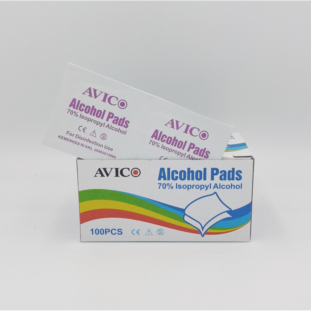 Avico Alcohol Swab / Avico Alcohol Pad / Tissue Alkohol Avico