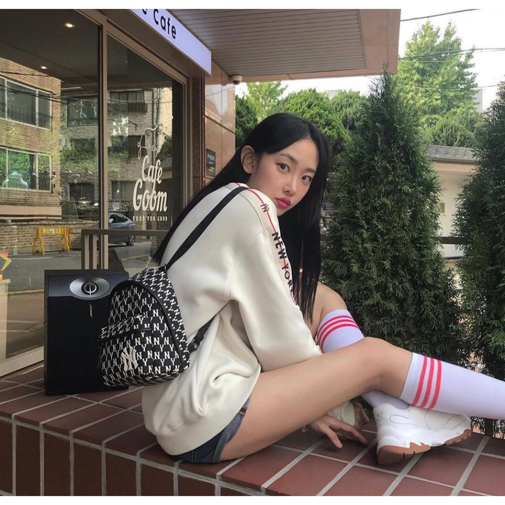 MLB monogram mini backpack NY Yankees