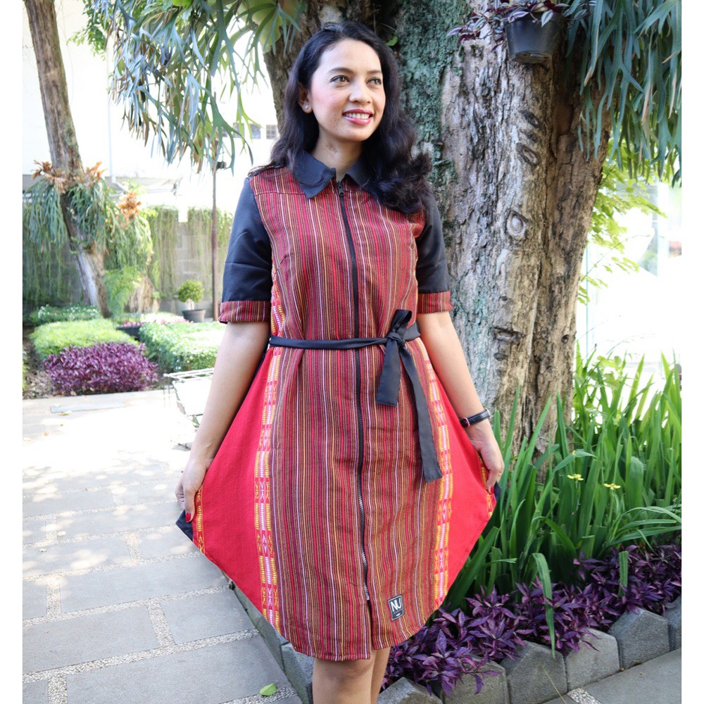 Dress Outer Etnik Tenun Ulos MANGIRING Asli (Couple Terpisah)