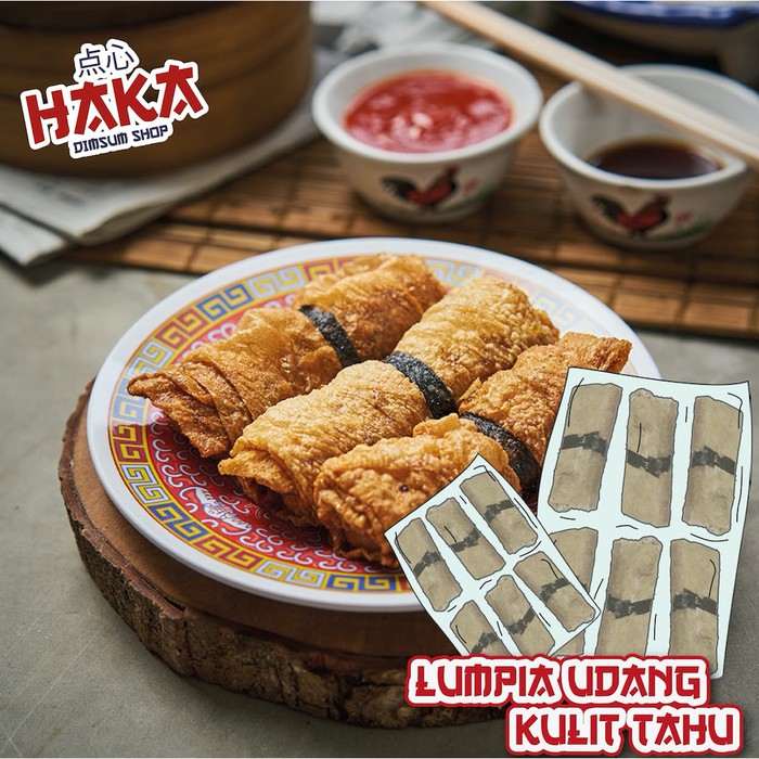 

Lumpia Udang Kulit Tahu Haka Belum Matang isi 6 buah