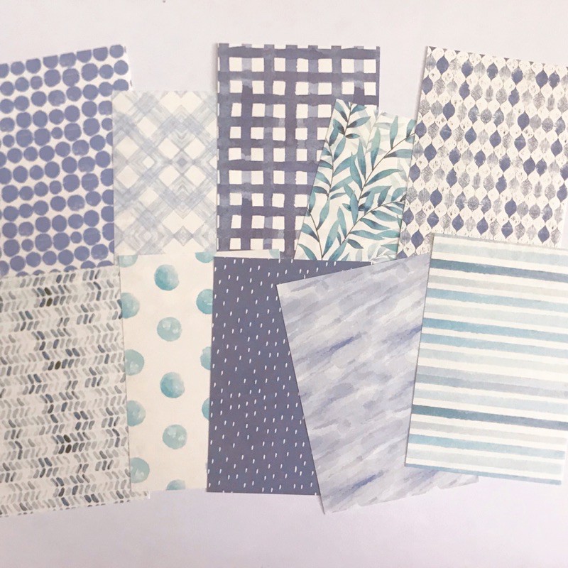 

Deco Paper Sweetness Blue Series