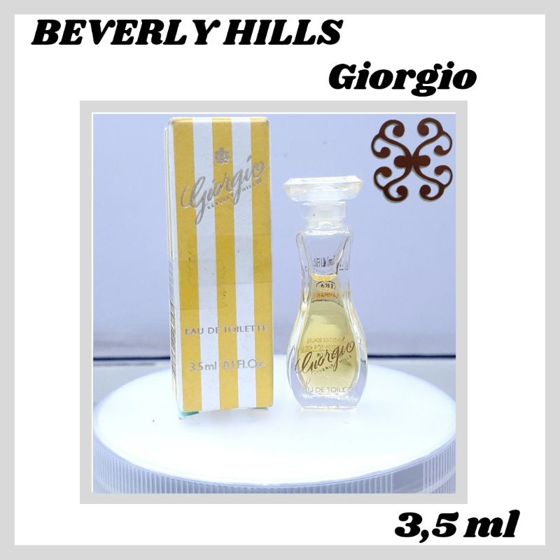 Parfum miniatur giorgio beverly hills 3,5ml original 100%.