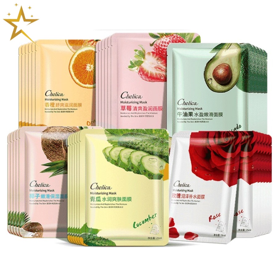 Cindynal/Chelica Sheet Mask Korean Masker Wajah