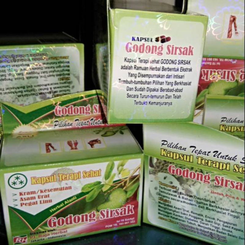 

[harga spesial] Godong SIRSAK Kapsul Terapi Sehat Herbal Alami