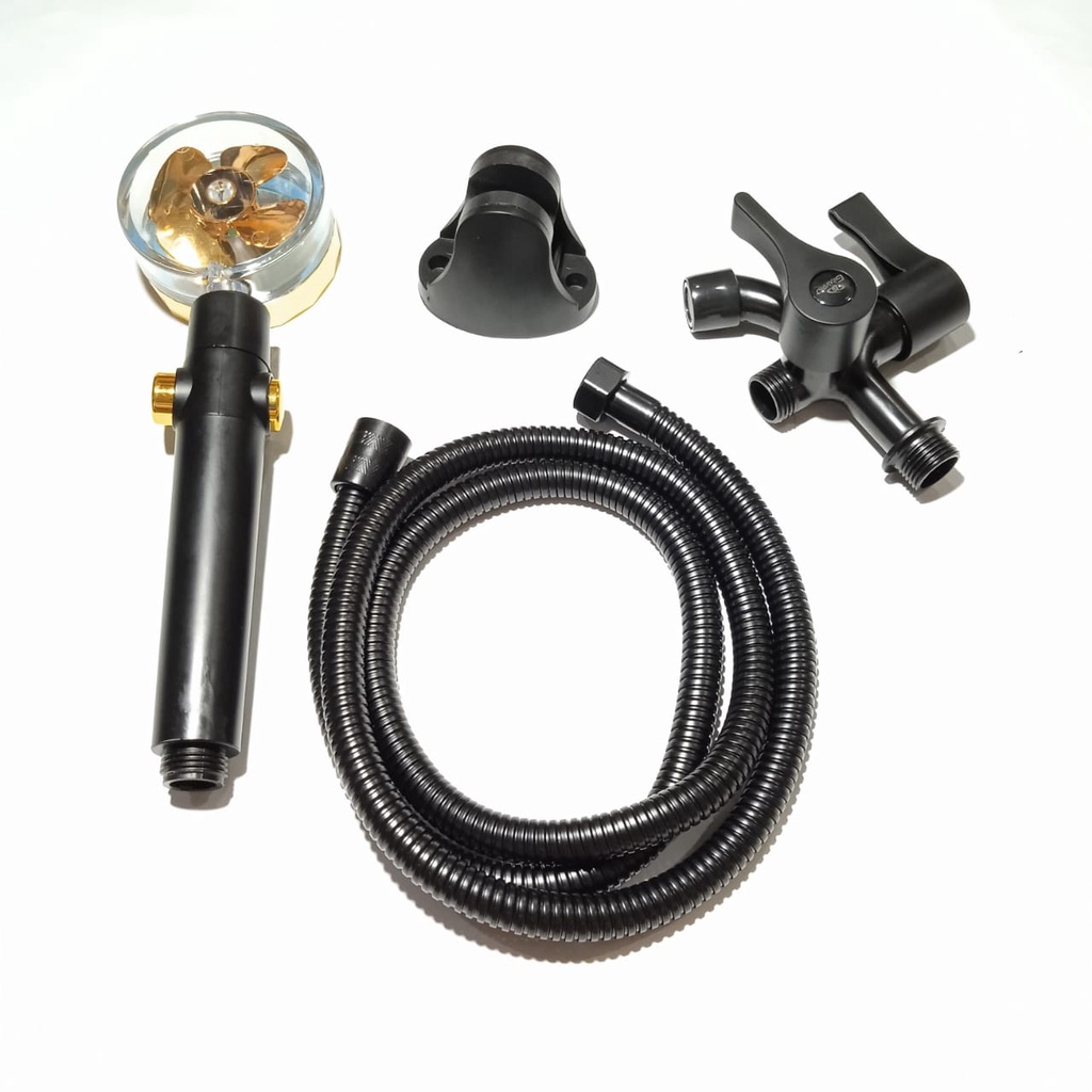 Paket Shower Kamar Mandi Kran 1/2 Inch Tinggal Pasang / Hand Shower Kran Cabang Stainless 1/2&quot; / Shower Mandi