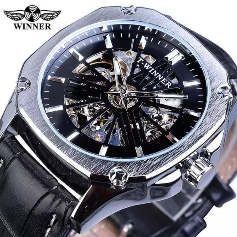 Jam Tangan Automatic Mechanical Winner Luxury Bisnis Mewah